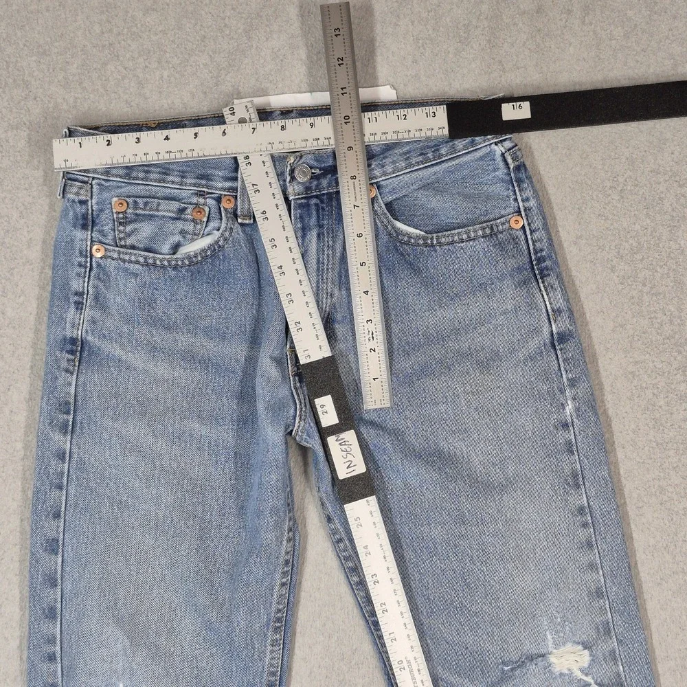 Levi's 505 Men Jeans 31X30 Blue Denim Regular Fit Straight Leg 30